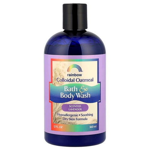 <img alt="Rainbow Research, Colloidal Oatmeal Bath & Body Wash, Lavender, 12 fl oz (360 ml)" title="Rainbow Research, Colloidal Oatmeal Bath & Body Wash, Lavender, 12 fl oz (360 ml),000518100162"