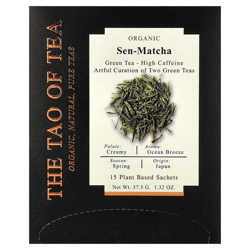 <img alt="The Tao of Tea, Organic Green Tea, Sen Matcha, 15 Pyramid Sachets, 1.32 oz (37.5 g)" title="The Tao of Tea, Organic Green Tea, Sen Matcha, 15 Pyramid Sachets, 1.32 oz (37.5 g),689951914514"