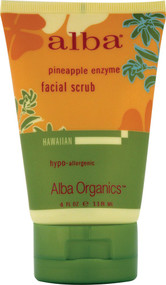 Alba Botanica Hawaiian Pineapple Enzyme Facial Scrub -- 4 fl oz