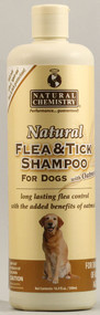 Natural Chemistry Natural Flea and Tick Shampoo for Dogs with Oatmeal - 16.9 fl oz