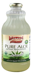Lakewood Organic Fresh Pressed Pure Aloe Juice - 32 fl oz
