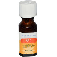 3 PACK of Aura Cacia Pure Aromatherapy Oil Pep Talk Peppermint & Sweet Orange -- 0.5 fl oz