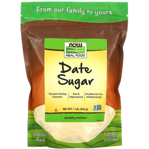<img alt="NOW Foods, Real Food, Date Sugar, 1 lb (454 g)" title="NOW Foods, Real Food, Date Sugar, 1 lb (454 g),733739069207"