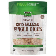 <img alt="NOW Foods, Real Food, Organic Crystallized Ginger Dices, 16 oz (454 g)" title="NOW Foods, Real Food, Organic Crystallized Ginger Dices, 16 oz (454 g),733739056962"