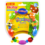 Nuby, Soothing Teether, Bug-a-Loop, 3 + Months, 1 Soothing Teether