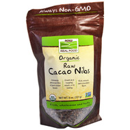 Now Foods, Organic, Raw Cacao Nibs, 8 oz (227 g)