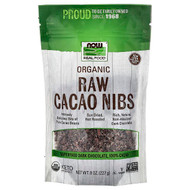 <img alt="NOW Foods, Organic Raw Cacao Nibs, 8 oz (227 g)" title="NOW Foods, Organic Raw Cacao Nibs, 8 oz (227 g),733739066763"