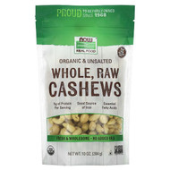 <img alt="NOW Foods, Organic Whole Raw Cashews, Unsalted, 10 oz (284 g)" title="NOW Foods, Organic Whole Raw Cashews, Unsalted, 10 oz (284 g),733739070661"