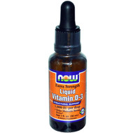 Now Foods, Liquid Vitamin D-3, Extra Strength, 1,000 IU, 1 fl oz (30 ml)