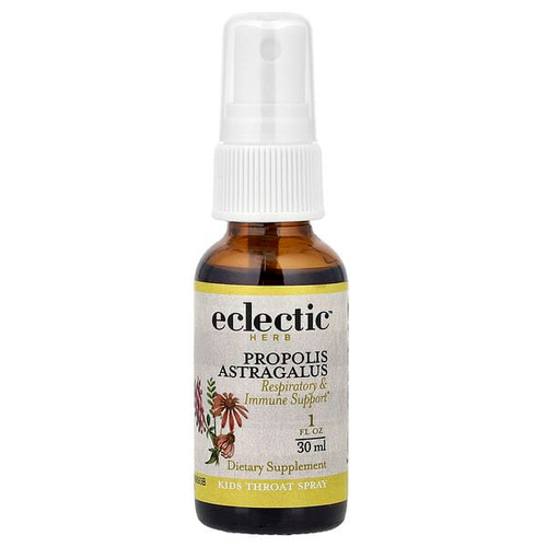<img alt="Eclectic Herb, Kids Throat Spray, Propolis Astragalus, 1 fl oz (30 ml)" title="Eclectic Herb, Kids Throat Spray, Propolis Astragalus, 1 fl oz (30 ml),023363631025"