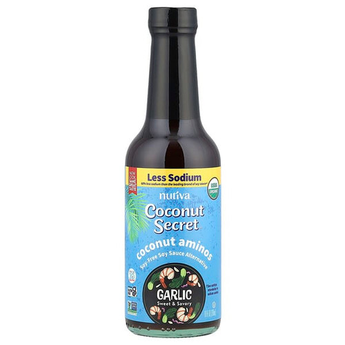 <img alt="Coconut Secret, Coconut Aminos, Garlic, 10 fl oz (296 ml)" title="Coconut Secret, Coconut Aminos, Garlic, 10 fl oz (296 ml),851492002245"