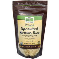 Now Foods, Organic Sprouted Brown Rice, Raw, 16 oz (454 g)