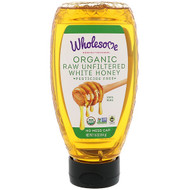 Wholesome Sweeteners, Organic, Raw Unfiltered White Honey, 16 oz (454 g)