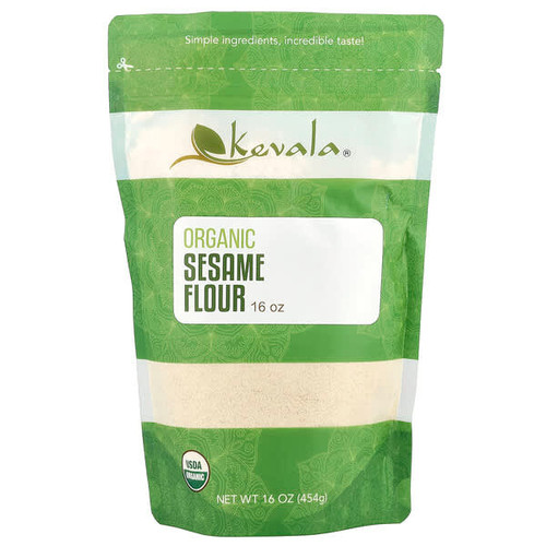 <img alt="Kevala, Organic Sesame Flour, 16 oz (454 g)" title="Kevala, Organic Sesame Flour, 16 oz (454 g),816536011317"
