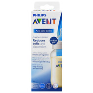 Philips Avent, Anti-Colic Bottle, 3 + Months, 1 Wide-Neck Bottle, 11 oz (330 ml)