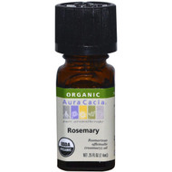Aura Cacia, Organic, Rosemary, .25 fl oz (7.4 ml)