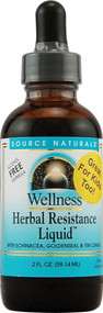3 PACK of Source Naturals Wellness Herbal Resistance Liquid Alcohol Free -- 2 fl oz
