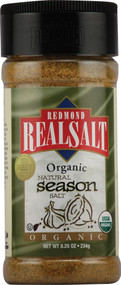 3 PACK of Redmond Real Salt Organic Natural Season Salt -- 8.25 oz