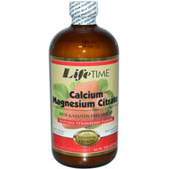 LifeTime Vitamins, Calcium Magnesium Citrate, Strawberry, 16 fl oz (473 ml)