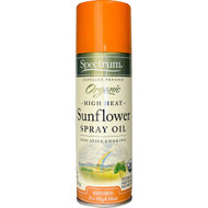 Spectrum Naturals, Organic High Heat, Sunflower Spray Oil, 5 oz (141 g)