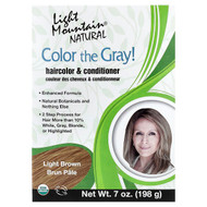 <img alt="Light Mountain, Color the Gray Natural Hair Color & Conditioner, Light Brown, 7 oz (198 g)" title="Light Mountain, Color the Gray Natural Hair Color & Conditioner, Light Brown, 7 oz (198 g),079565005539"