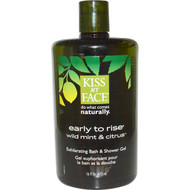 Kiss My Face Shower Gel Early To Rise Wild Mint & Citrus -- 16 fl oz