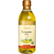 Spectrum Naturals, Organic Sesame Oil, Unrefined, 16 fl oz (473 ml)