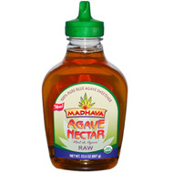 Madhava Natural Sweeteners, Organic Fair Trade Raw Blue Agave, 1.5 lbs (667 g)