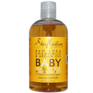 3 PACK of SheaMoisture Baby Wash and Shampoo Raw Shea Chamomile and Argan Oil -- 13 fl oz