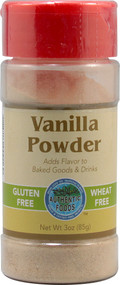3 PACK of Authentic Foods Vanilla Powder -- 3 oz