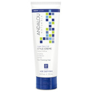 Andalou Naturals, Argan Stem Cells Style Creme, Thinning Hair Treatment, 5.8 fl oz (172 ml)
