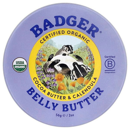 <img alt="Badger, Organic Belly Butter, Cocoa Butter & Calendula,  2 oz (56 g)" title="Badger, Organic Belly Butter, Cocoa Butter & Calendula,  2 oz (56 g),634084320060"