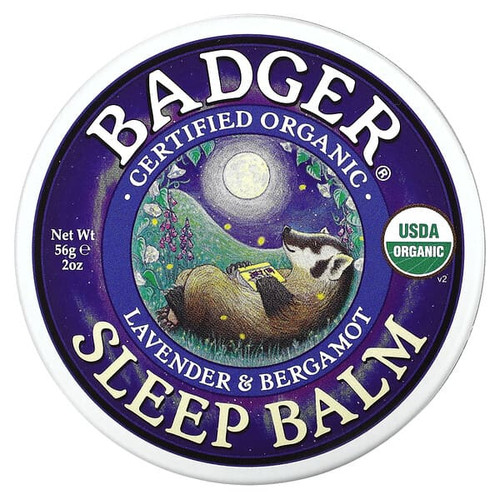 <img alt="Badger, Organic Sleep Balm, Lavender & Bergamot, 2 oz (56 g)" title="Badger, Organic Sleep Balm, Lavender & Bergamot, 2 oz (56 g),634084135800"