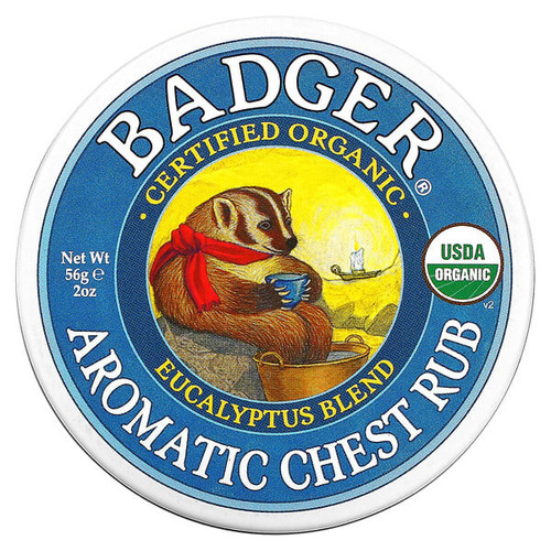 <img alt="Badger, Aromatic Chest Rub, Eucalyptus Blend, 2 oz (56 g)" title="Badger, Aromatic Chest Rub, Eucalyptus Blend, 2 oz (56 g),634084135794"