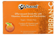 3 PACK of Vitaco Vibran-C Effervescent Drink Mix Natural Orange -- 1200 mg - 30 Packets