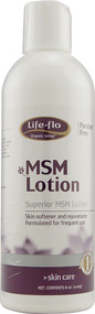3 PACK of Life-Flo MSM Lotion -- 8 oz