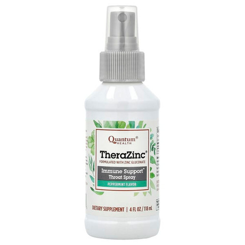 <img alt="Quantum Health, TheraZinc, Immune Support Throat Spray, Peppermint, 7.4 mg, 4 fl oz (118 ml)" title="Quantum Health, TheraZinc, Immune Support Throat Spray, Peppermint, 7.4 mg, 4 fl oz (118 ml),046985017053"