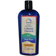 Rainbow Research, Colloidal Oatmeal, Bath & Body Wash, Unscented Fragrance Free, 12 oz (360 ml) (Discontinued Item)