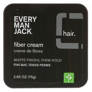 3 PACK of Every Man Jack Fiber Cream Fragrance Free -- 2.65 oz