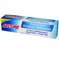 3 PACK of SECURE Denture Adhesive -- 1.4 oz