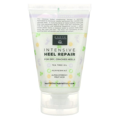 <img alt="Earth Therapeutics, Intensive Heel Repair, For Dry, Cracked Heels, 4 fl oz (118 ml)" title="Earth Therapeutics, Intensive Heel Repair, For Dry, Cracked Heels, 4 fl oz (118 ml),704694075497"