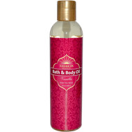 Sunshine Spa, Bath & Body Oil, Vanilla, 8 fl oz (236 ml)