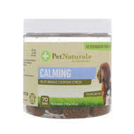 Pet Naturals of Vermont, Calming, For Dogs & Cats, 70 Chews, 3.70 oz (105 g)