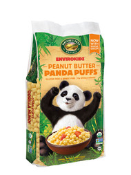 3 PACK of Natures Path EnviroKidz Organic Panda Puffs Cereal Eco-Pac Peanut Butter -- 24.76 oz