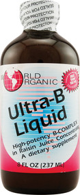 3 PACK of World Organic Ultra-B Liquid -- 8 fl oz