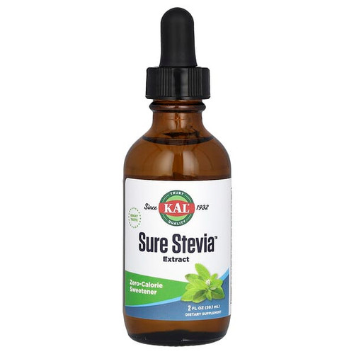 <img alt="KAL, Sure Stevia Extract, 2 fl oz (59.1 ml)" title="KAL, Sure Stevia Extract, 2 fl oz (59.1 ml),021245391050"
