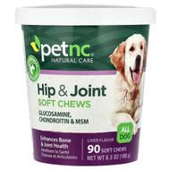 <img alt="petnc NATURAL CARE, Hip & Joint Soft Chews, All Dog, Liver, 90 Soft Chews, 6.3 oz (180 g)" title="petnc NATURAL CARE, Hip & Joint Soft Chews, All Dog, Liver, 90 Soft Chews, 6.3 oz (180 g),740985275917"