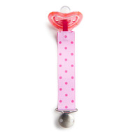 Munchkin, Latch Lightweight Pacifier & Designer Clip, 6+ Months, 1 Pacifier & Designer Clip