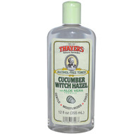 Thayers Facial Toner Witch Hazel Aloe Vera Formula Cucumber -- 12 fl oz