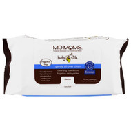 MD Moms, Baby Silk, Cleansing Towelettes, Fragrance Free, 80 Wet Towelettes